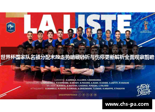 世界杯国家队名额分配末段走势暗藏转折与伤停更新解析全面观察前瞻